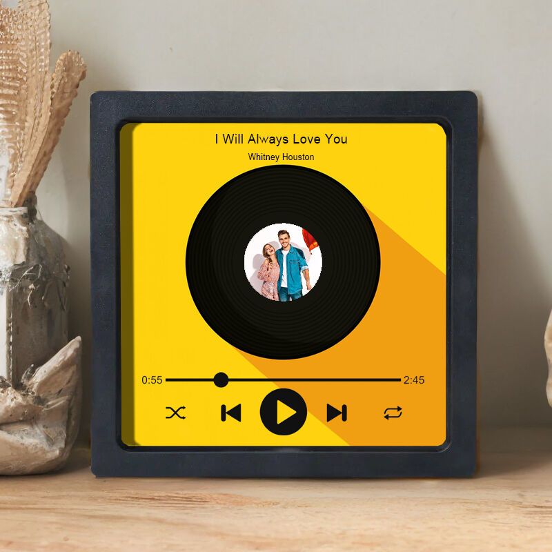 UNIGIFT Idee Cadeau Femme, Aimant Frigo Musical Personnalisé Photo UNIGIFT Idee Cadeau Femme, Aimant Frigo Musical Personnalisé Photo