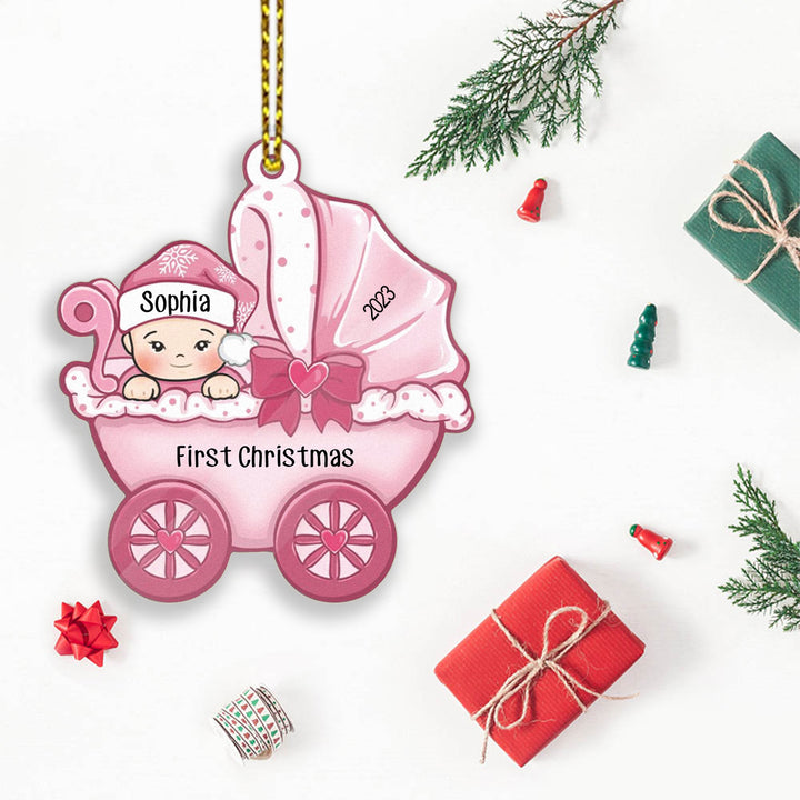 Ornements de Noël 1 Prénom Personnalisé cadeau pour BéBé