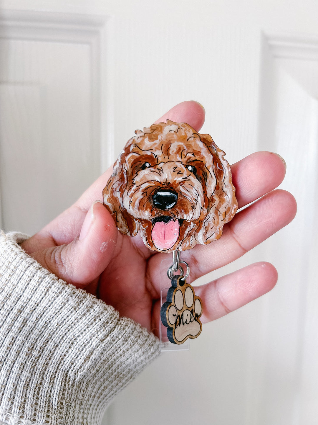 Porte-badge personnalisé pour animaux de compagnie 🐾