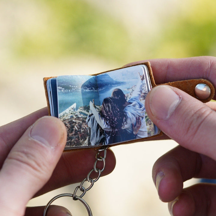 Porte-clés Photo Couple Personnalisé 💖