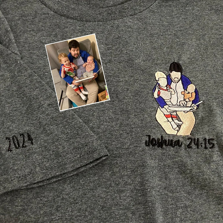 Cadeau personnalisé  de chiffre romain de photo pour papa