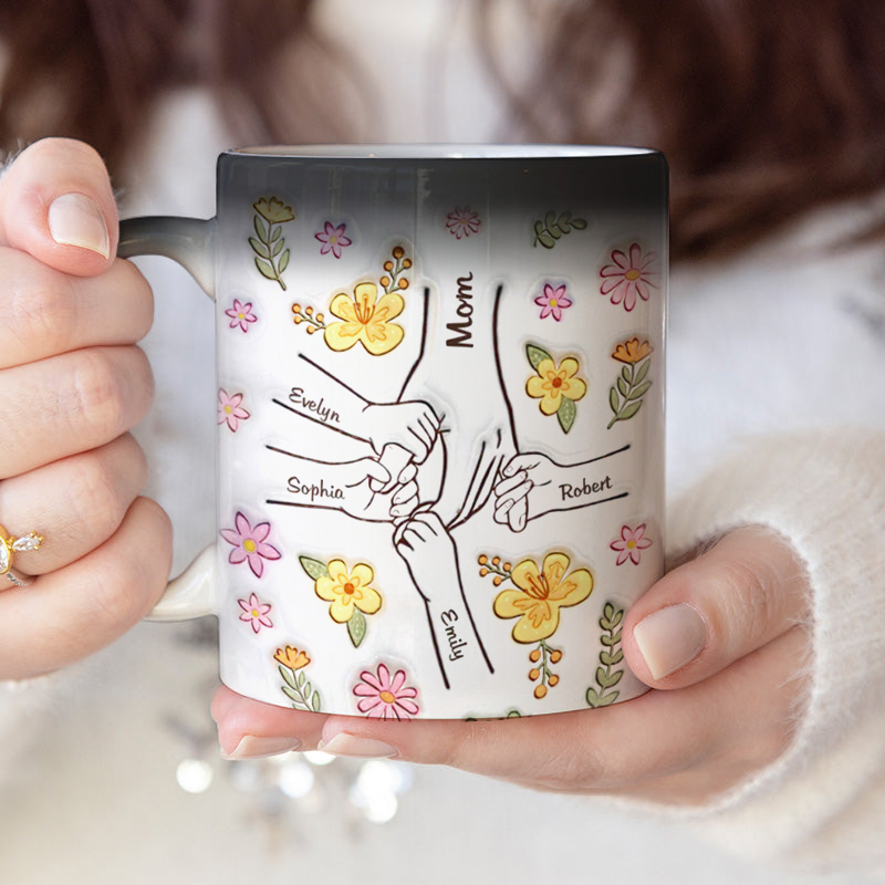 Un souvenir chaleureux - Tasse magique personnalisée 3D - Famille