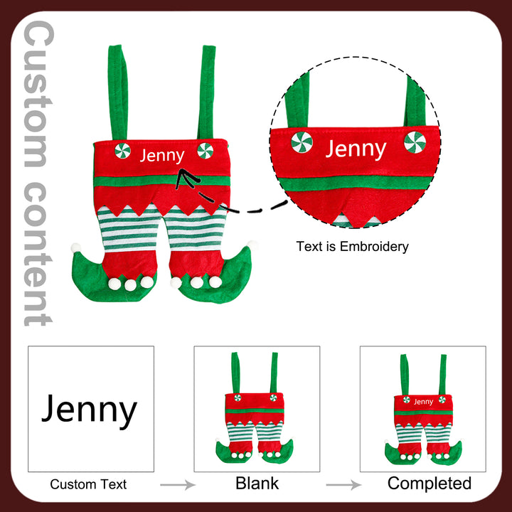 Sac de Noël 1 Prénom Personnalisé