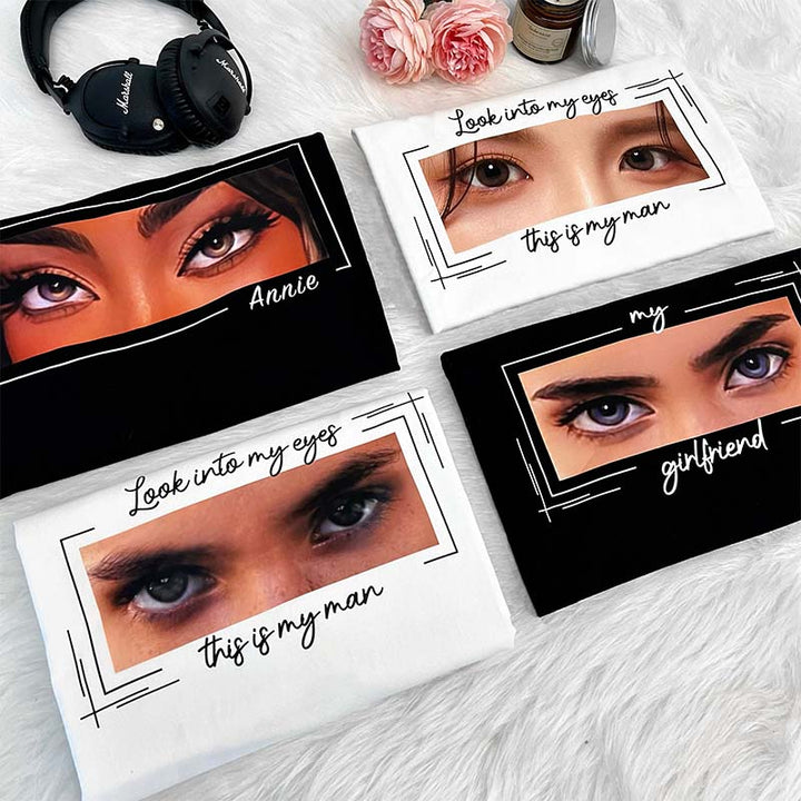 T-shirt personnalisé avec yeux