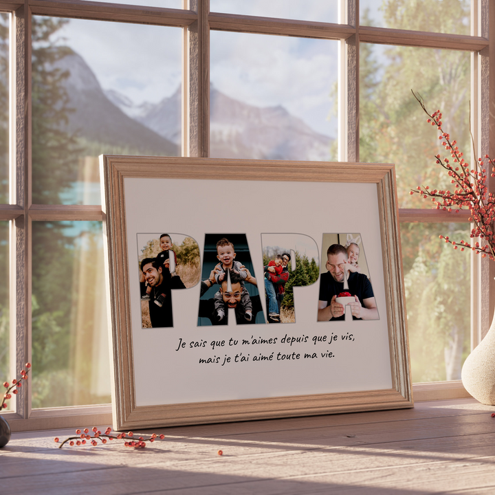 Papa Photo Collage, cadeau de la fête des pères