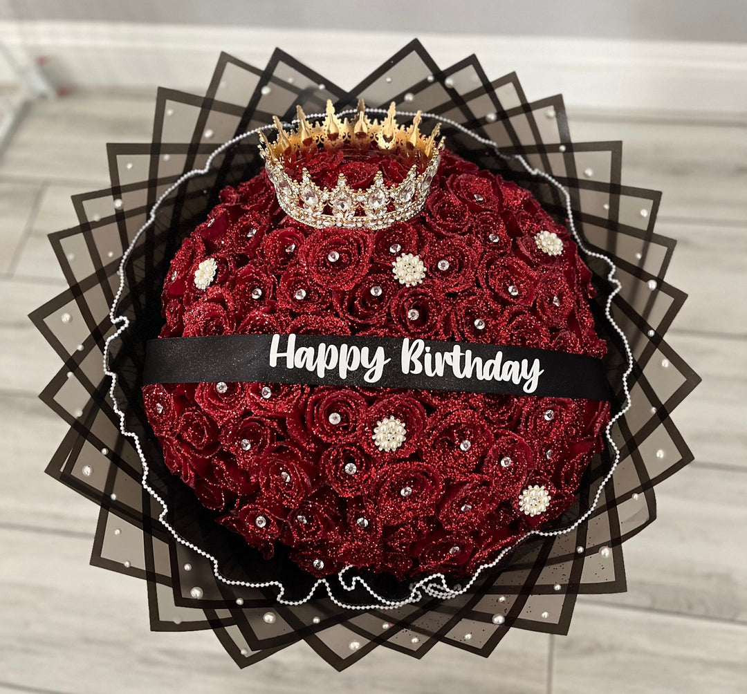 💎Bouquet de roses en diamant qui brille pour toujours (ne se fane jamais)💕
