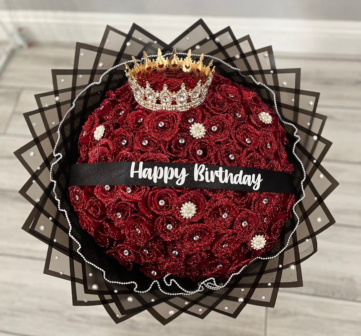 💎Bouquet de roses en diamant qui brille pour toujours (ne se fane jamais)💕