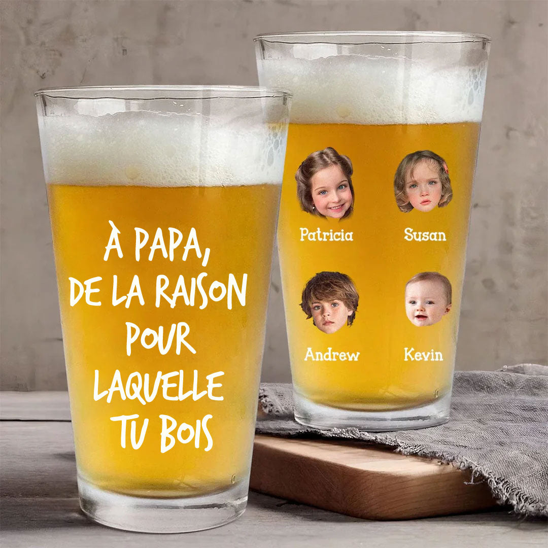 Photo personnalisée de tasse de bière