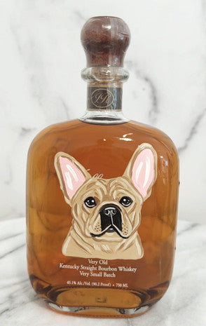 Bouteilles de whisky personnalisées avec portraits d'animaux