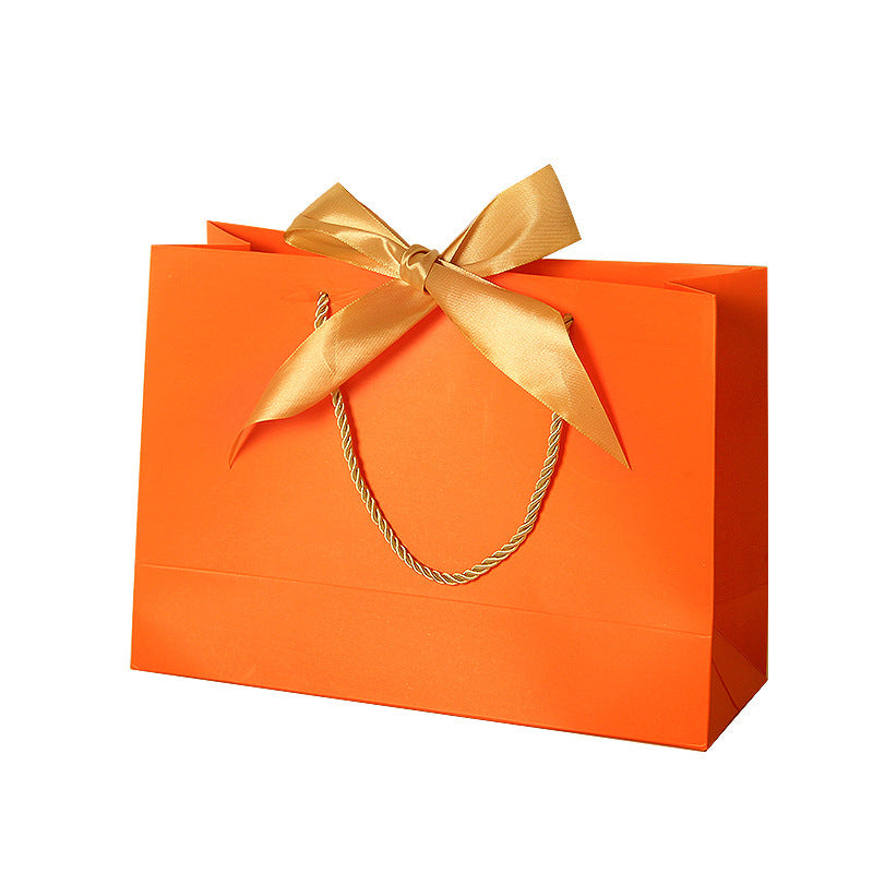 Sac cadeau Orange pour sweatshirt et emballage cadeau d'anniversaire