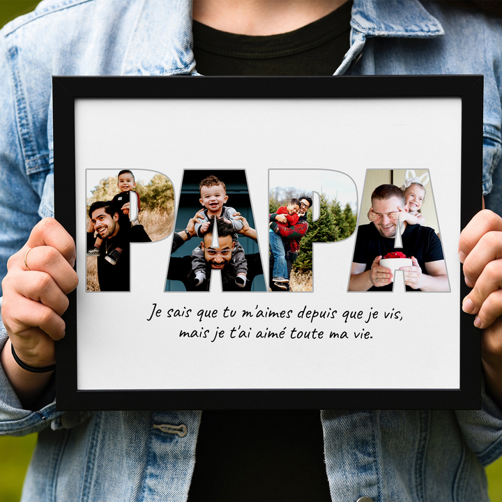 Papa Photo Collage, cadeau de la fête des pères