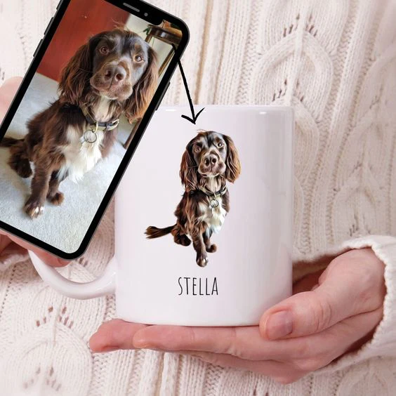 Mug photo personnalisée-pour les animaux