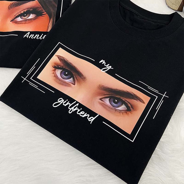 T-shirt personnalisé avec yeux