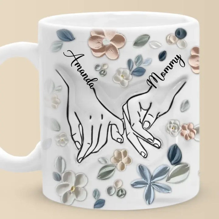 Amour Maternel: Tasse 3D Personnalisée - Maman, Mamie - Cadeau Unique