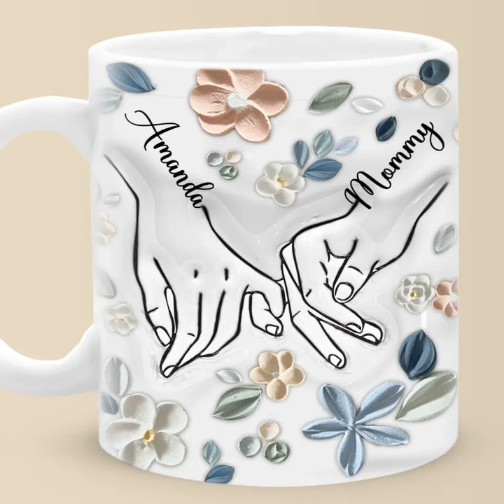 Amour Maternel: Tasse 3D Personnalisée - Maman, Mamie - Cadeau Unique