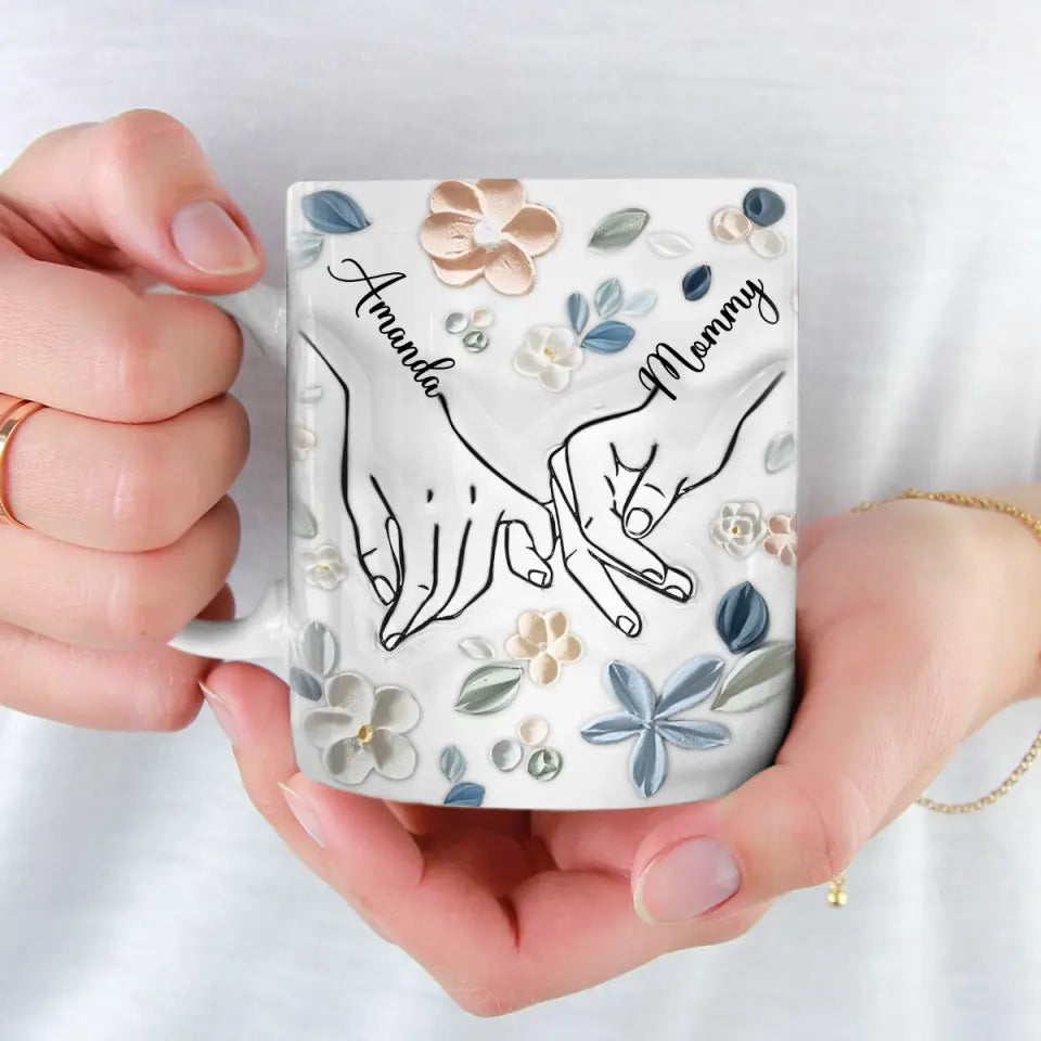 Amour Maternel: Tasse 3D Personnalisée - Maman, Mamie - Cadeau Unique