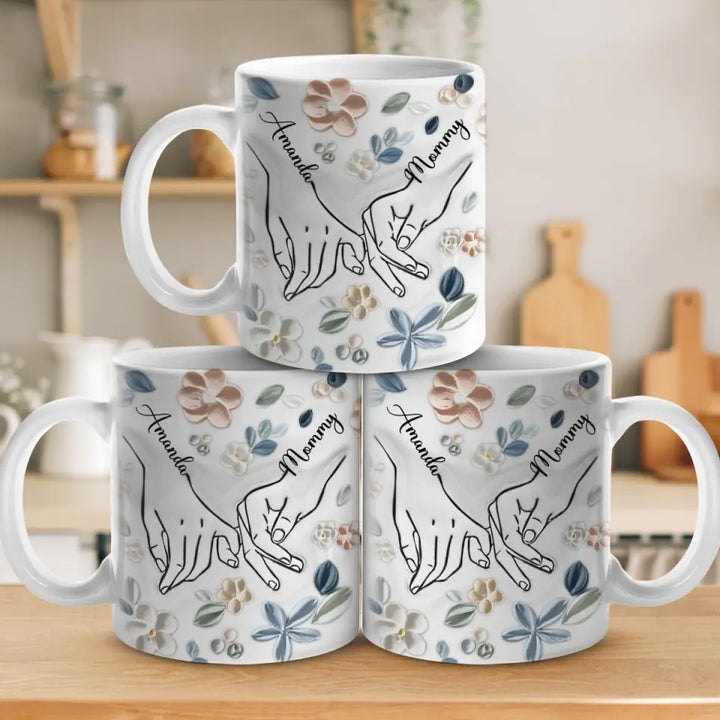 Amour Maternel: Tasse 3D Personnalisée - Maman, Mamie - Cadeau Unique