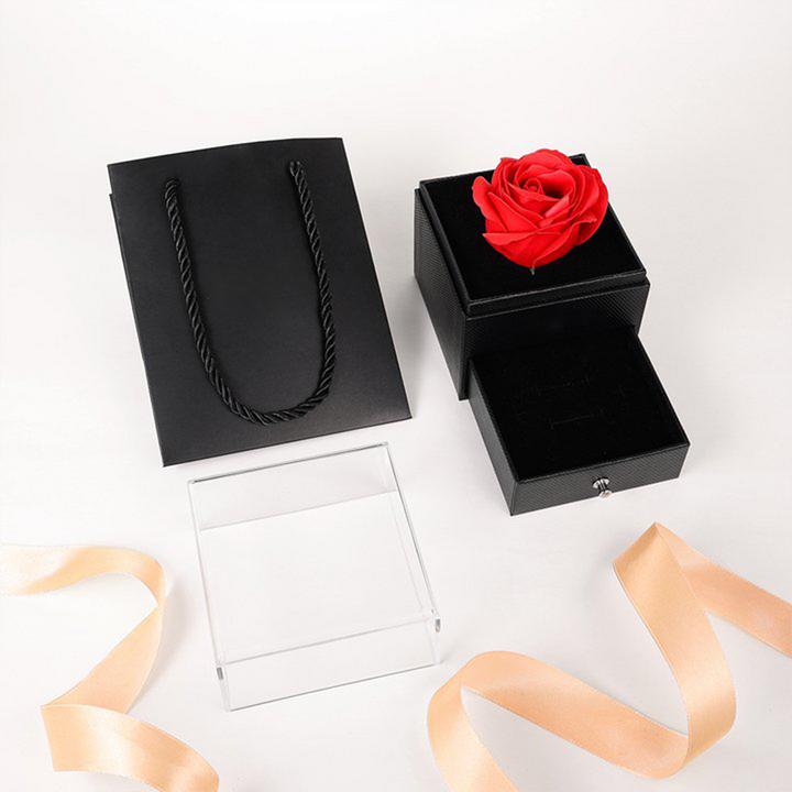 Boîte Rose Éternelle coffret cadeau