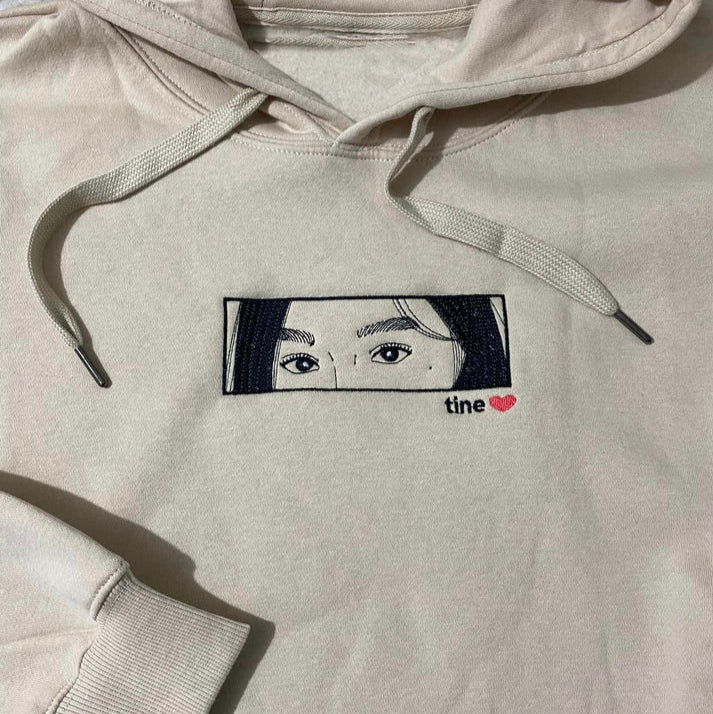 Sweat-shirt brodé personnalisé avec photo de couple - Cadeau de Saint-Valentin