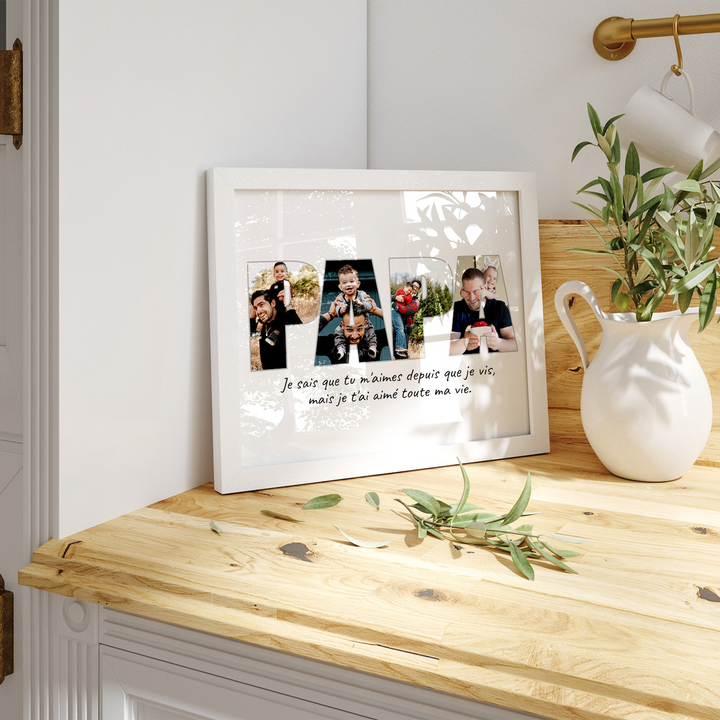 Papa Photo Collage, cadeau de la fête des pères