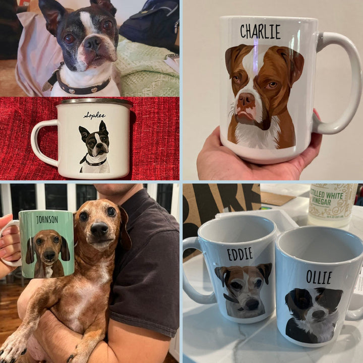 Mug photo personnalisée-pour les animaux