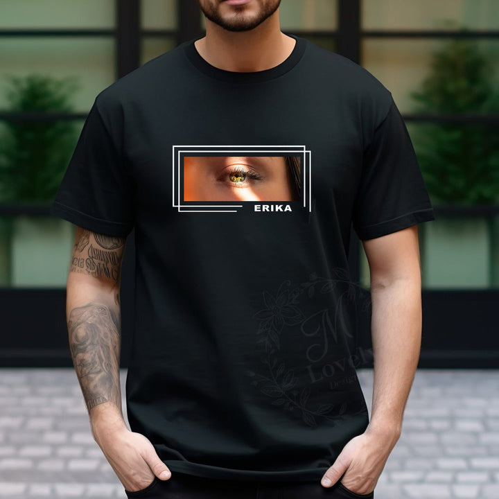 T-shirt personnalisé avec yeux