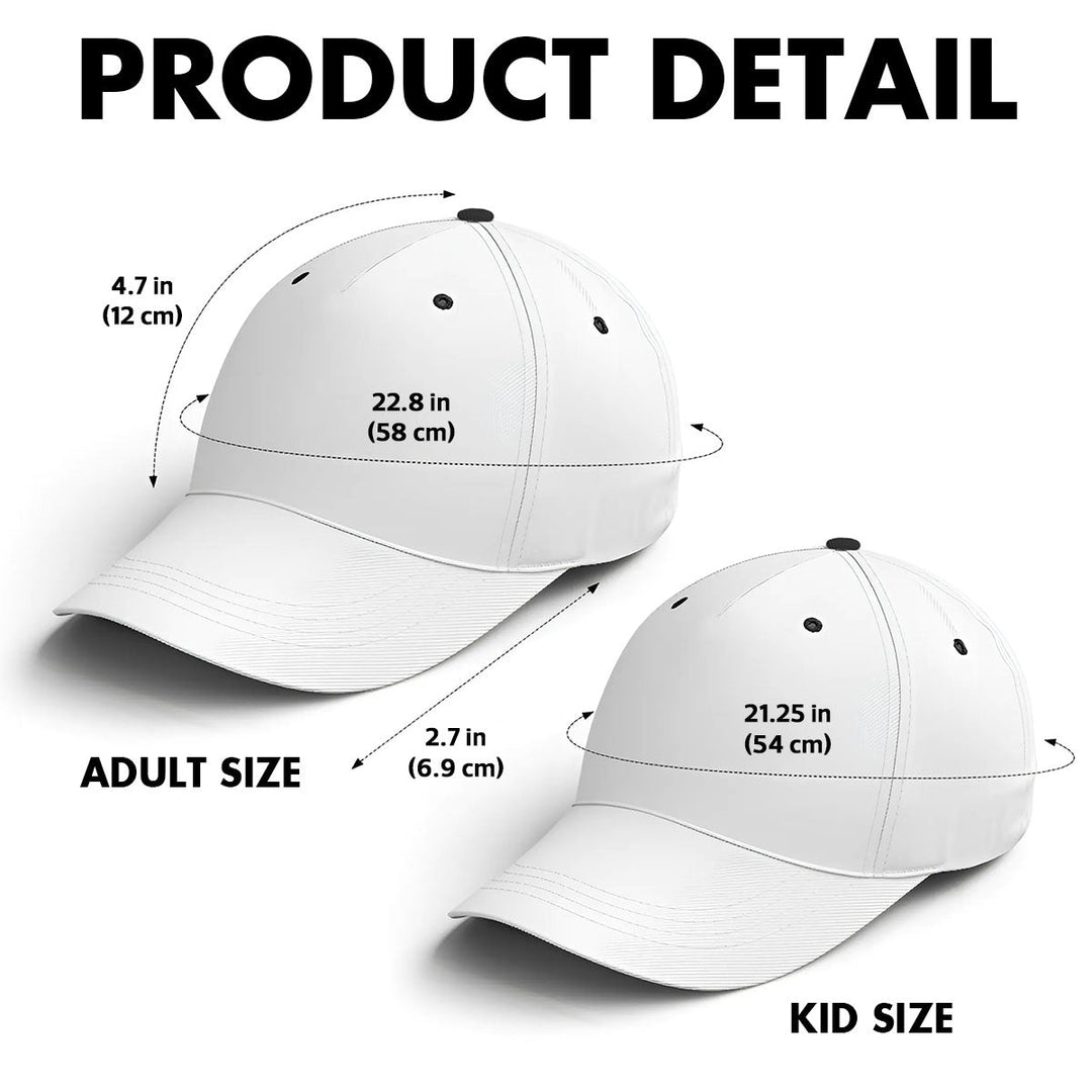 Casquette classique personnalisée Outline Fist Bump Daddy Grandpa