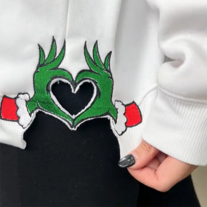 Sweat coeur style Noël 🎄