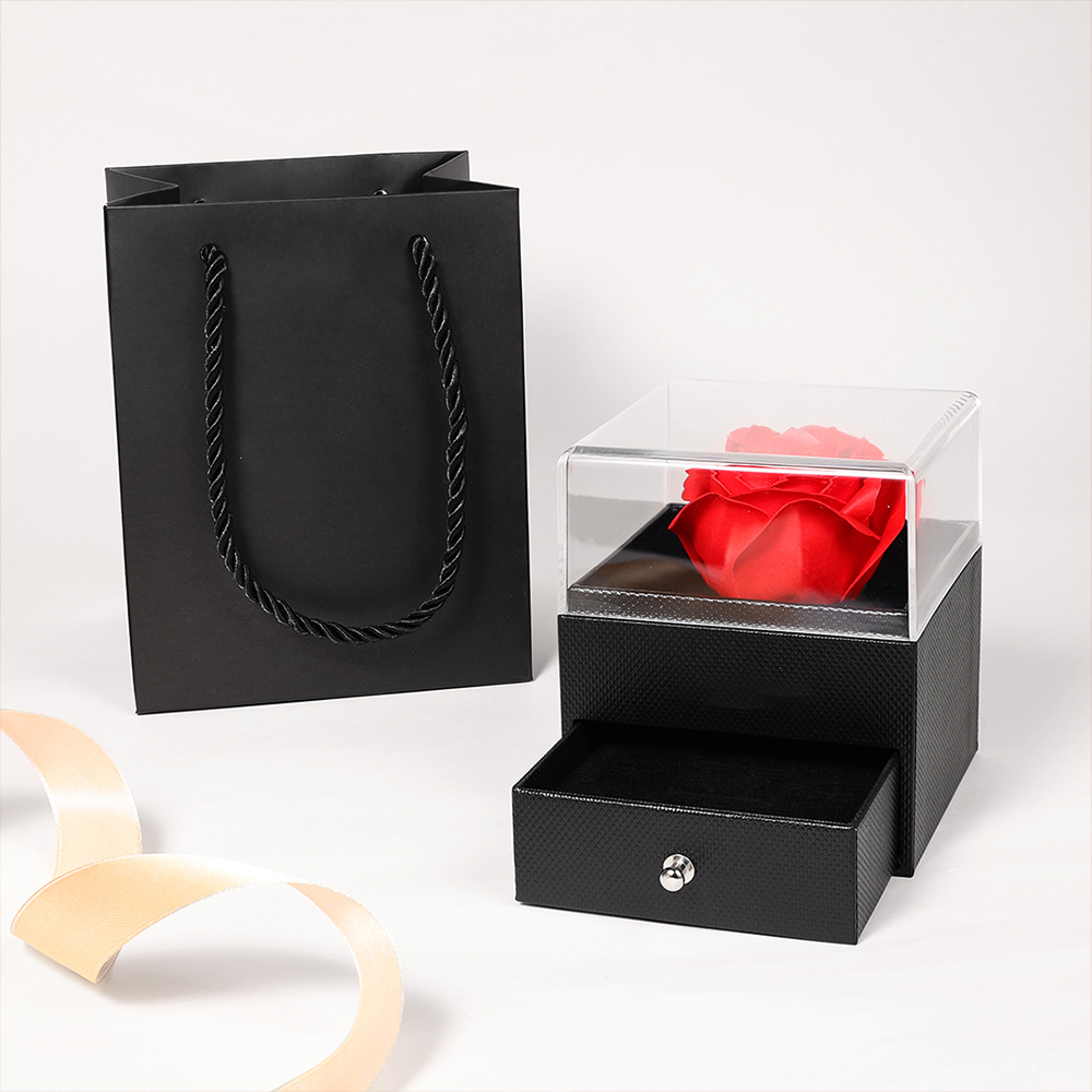 Boîte Rose Éternelle coffret cadeau