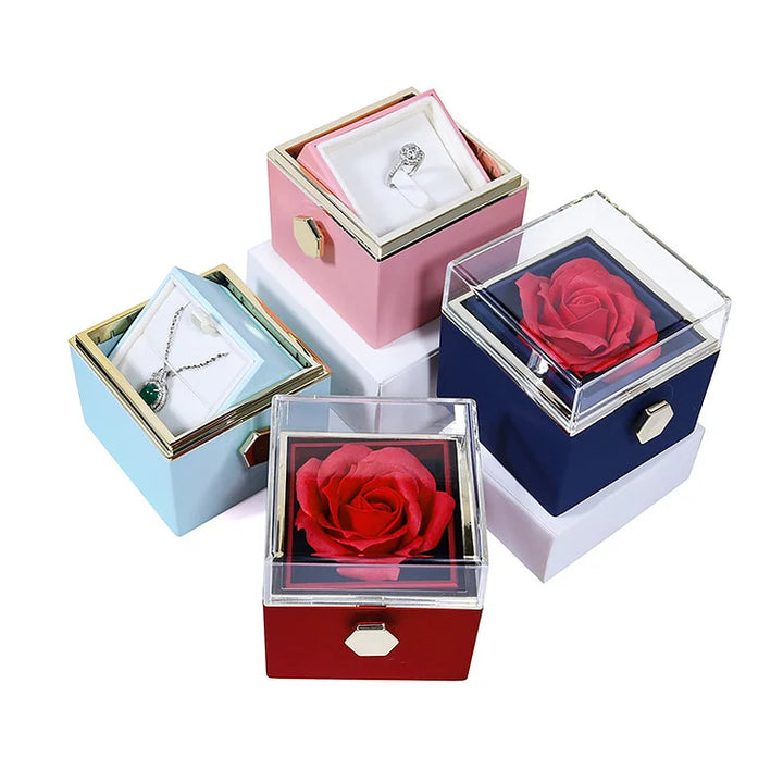 Boîte Rose Éternelle coffret cadeau