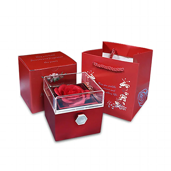 Boîte Rose Éternelle coffret cadeau