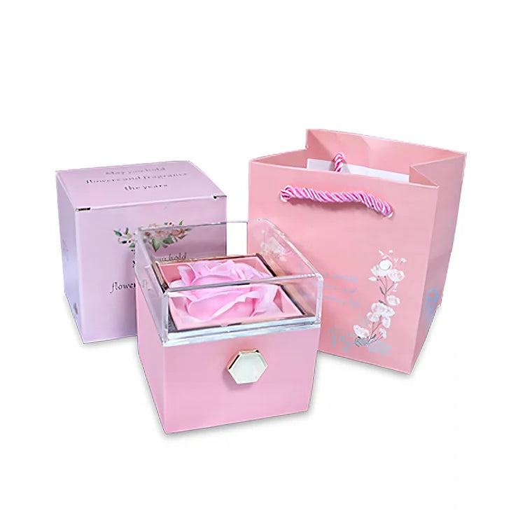 Boîte Rose Éternelle coffret cadeau