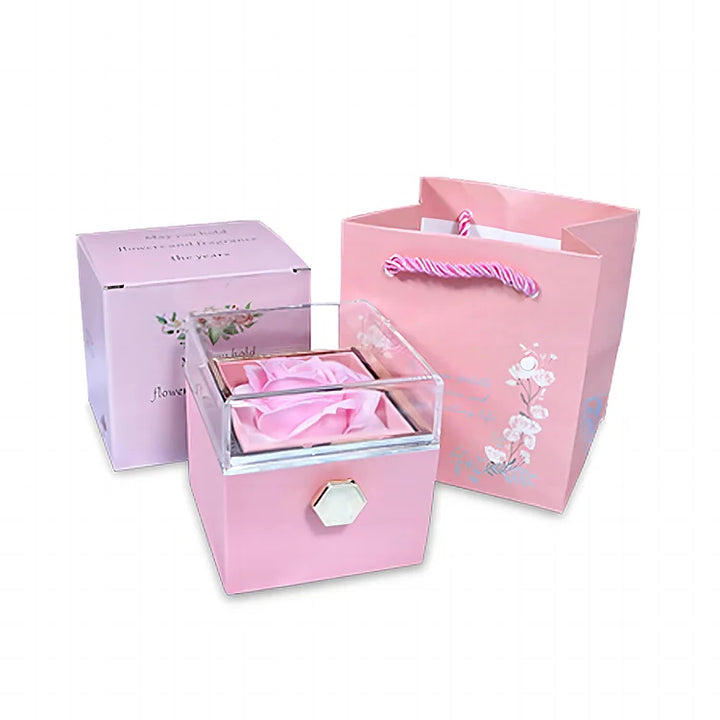 Boîte Rose Éternelle coffret cadeau