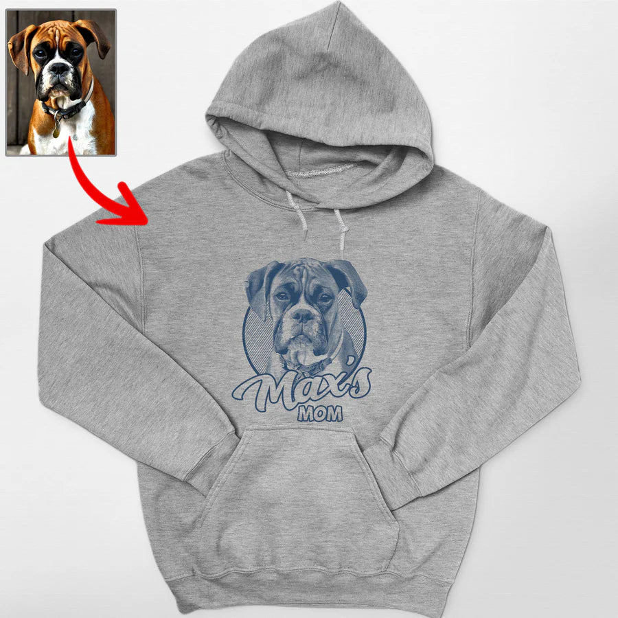 Sweat-shirts personnalisés avec portrait d'animaux de compagnie