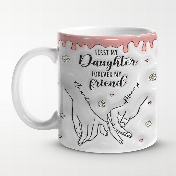 Affection Familiale: Mug Personnalisé 3D - Mère, Grand-mère - Cadeau Chaleureux