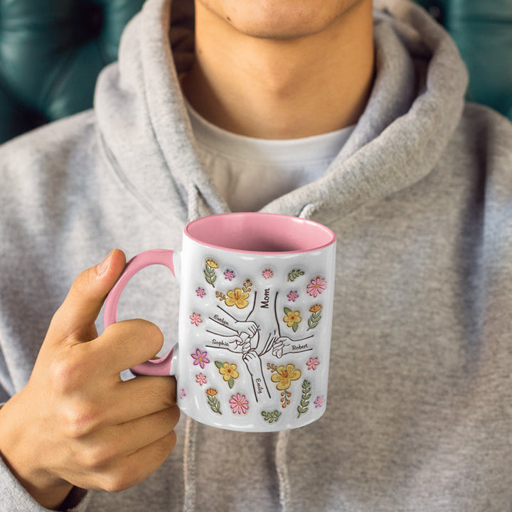 Lien Intime: Tasse Personnalisée 3D - Maman, Mamie - Cadeau Mémorable