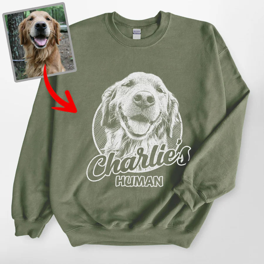 Sweat-shirts personnalisés avec portrait d'animaux de compagnie