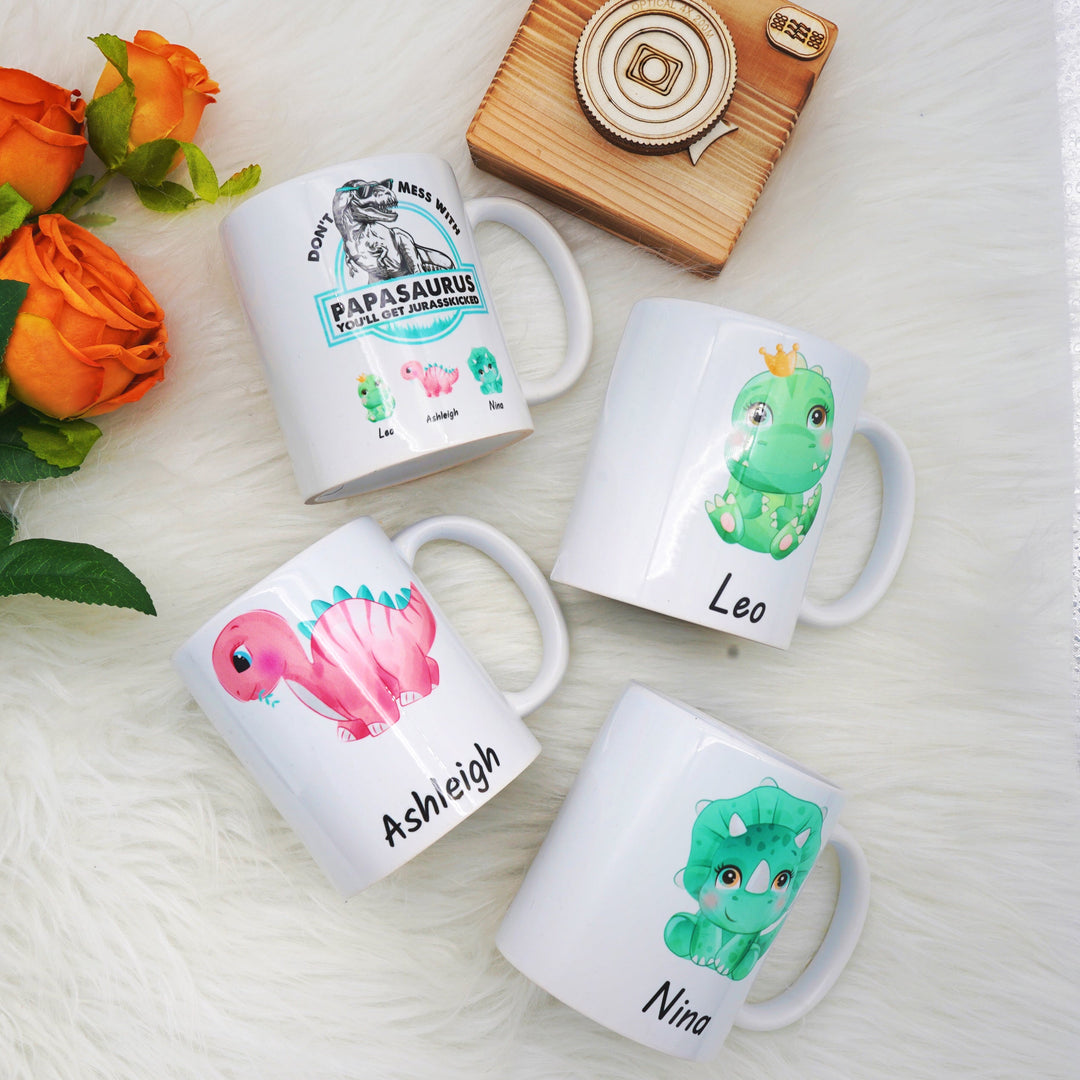 🦖Ne plaisantez pas avec Mamasaurus - Tasse personnalisée