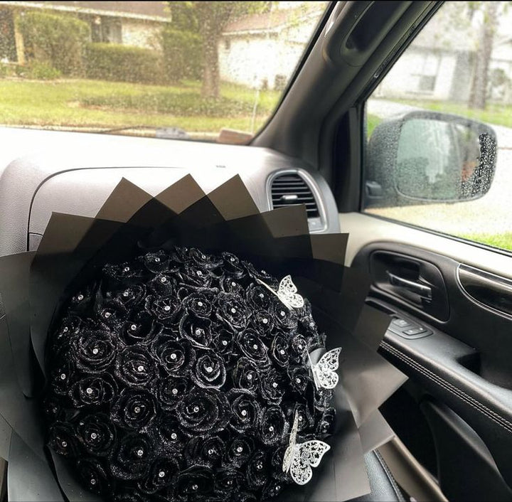 💎Bouquet de roses en diamant qui brille pour toujours (ne se fane jamais)💕