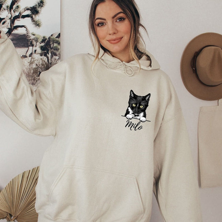 Sweatshirt-shirt brodé personnalisé pour  des animaux de compagnie