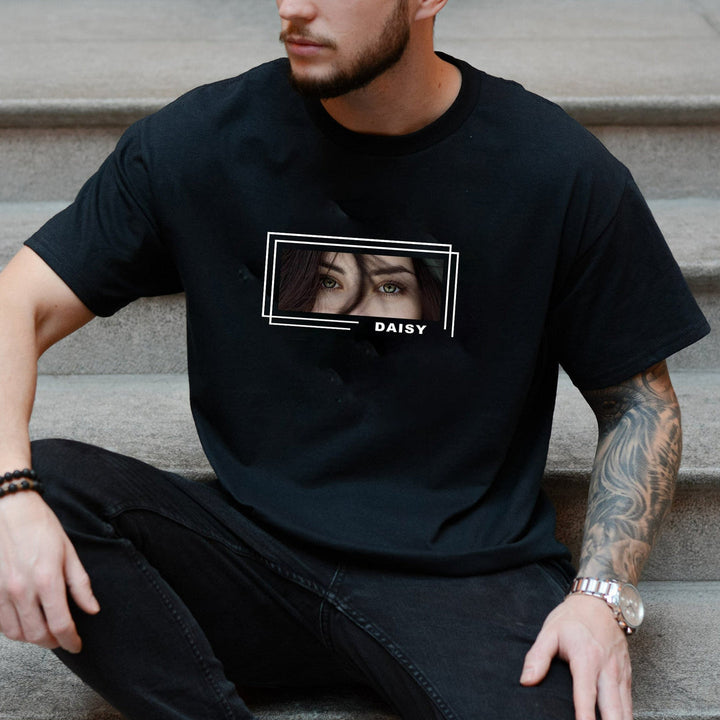 T-shirt personnalisé avec yeux
