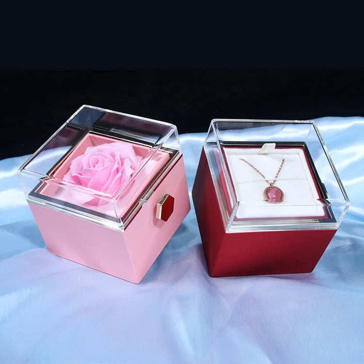 Boîte Rose Éternelle coffret cadeau