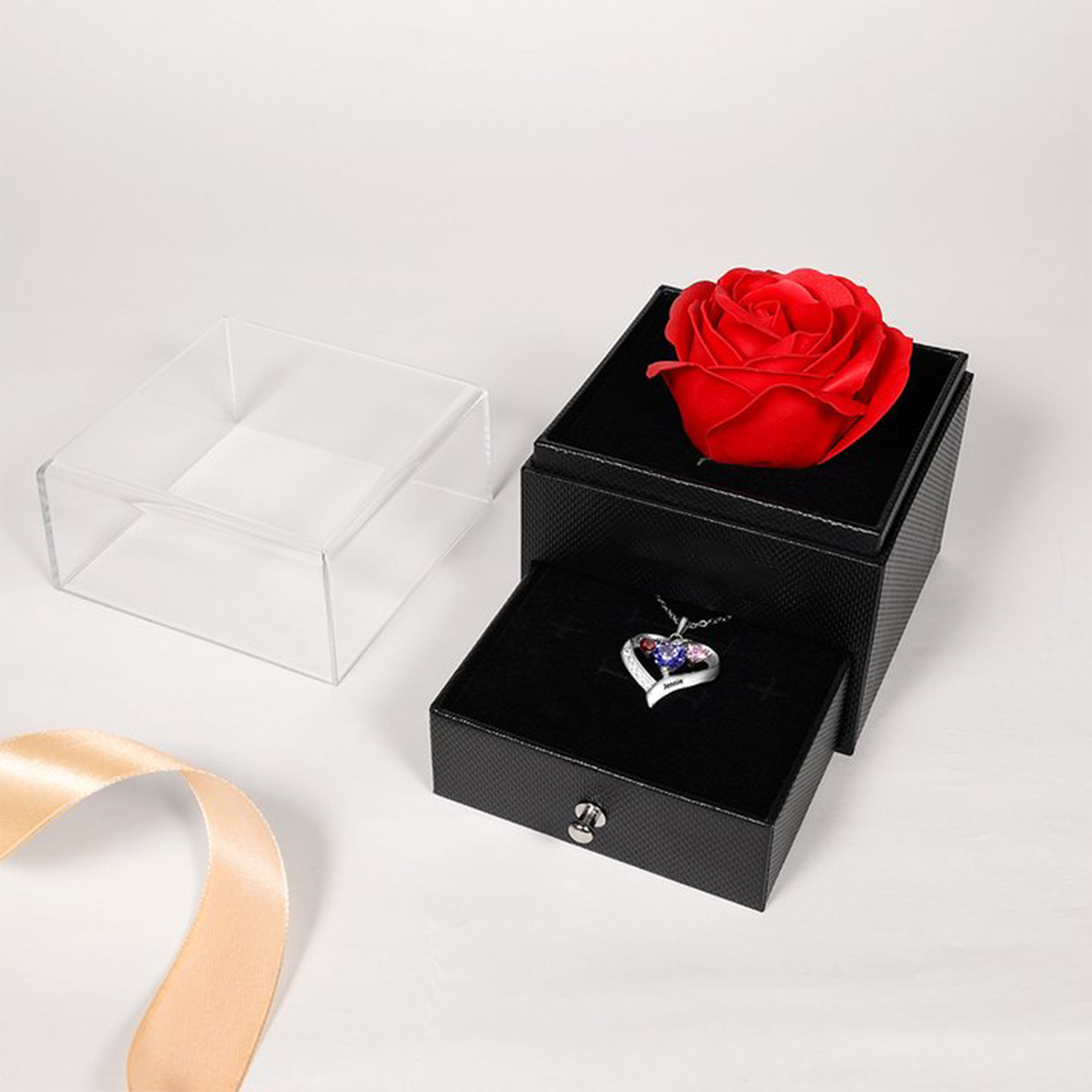 Boîte Rose Éternelle coffret cadeau