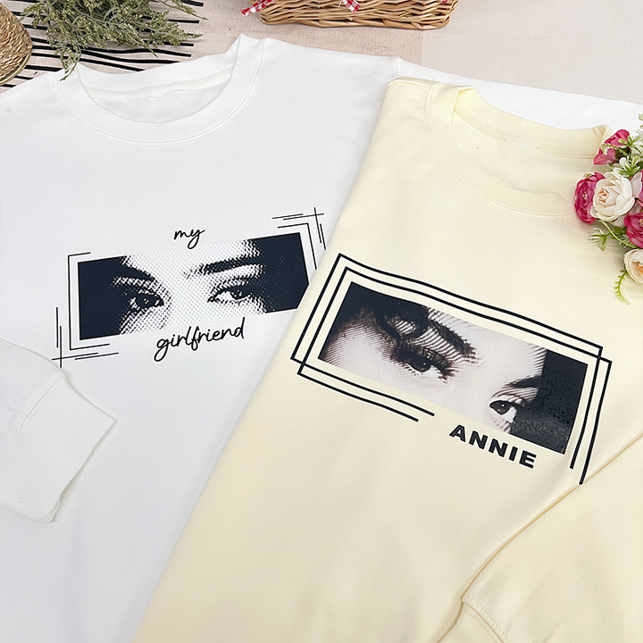 T-shirt personnalisé avec yeux