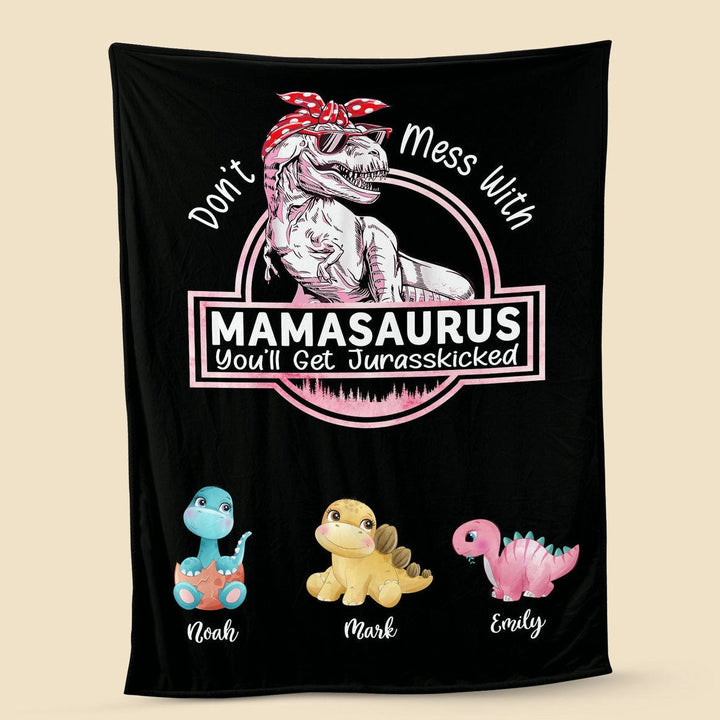 Don't Mess With Mamasaurus, You'll Get Jurasskicked - Couverture personnalisée pour maman