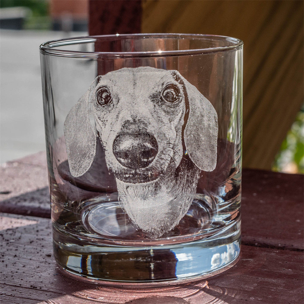 Gobelet à whisky en verre personnalisé pour la fête des pères