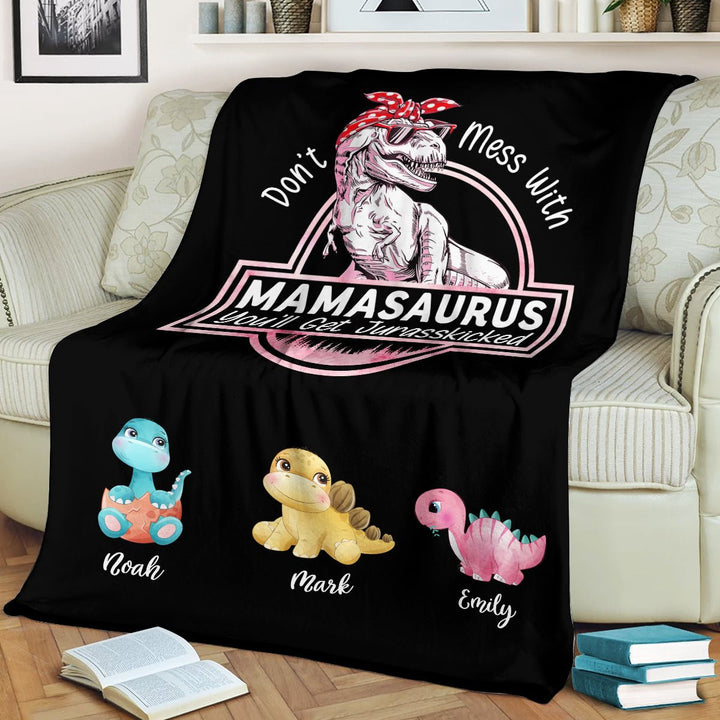 Don't Mess With Mamasaurus, You'll Get Jurasskicked - Couverture personnalisée pour maman