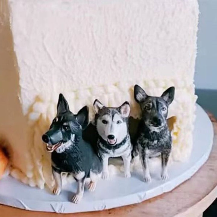 Décoration de gâteau pour chien personnalisée