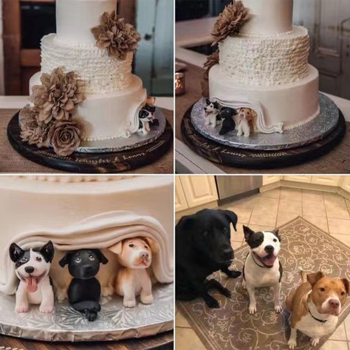 Décoration de gâteau pour chien personnalisée