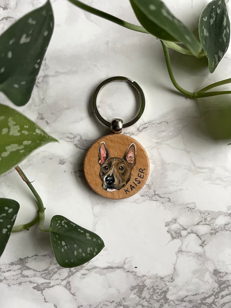 Porte-clés personnalisés peints à la main pour animaux de compagnie 🐾